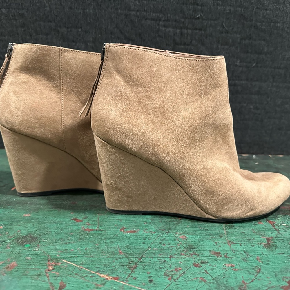 DV8 Tan Suede Ankle Boots